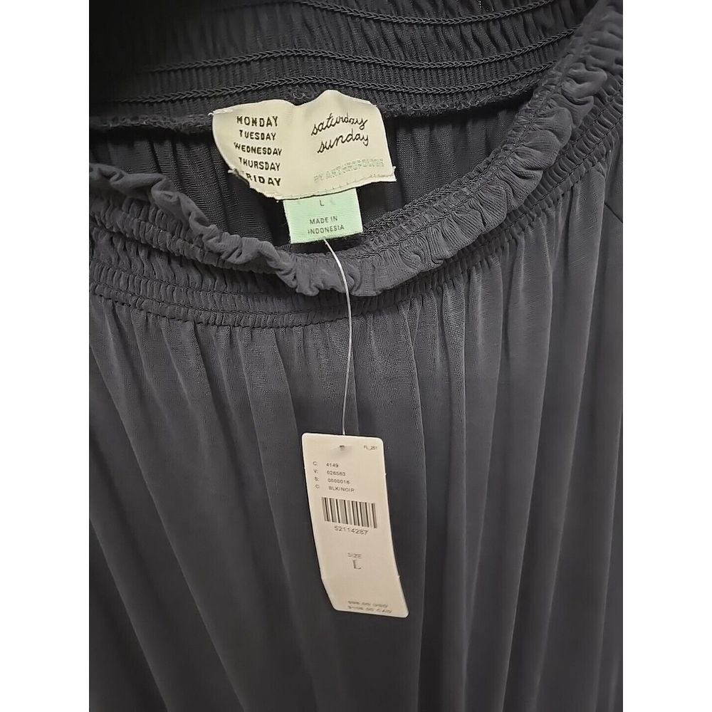 Anthropologie Saturday Sunday Modal Rebecca Wide Leg Smocked Jumpsuit Modal - Picture 2 of 8